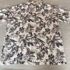Quiksilver Waterman Collection Men's Button Up Shirt Comfort Fit XXL EUC